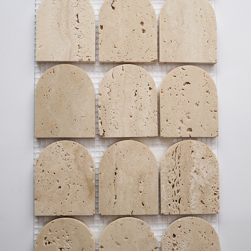 Travertine Arch Rome Honed Tile 1